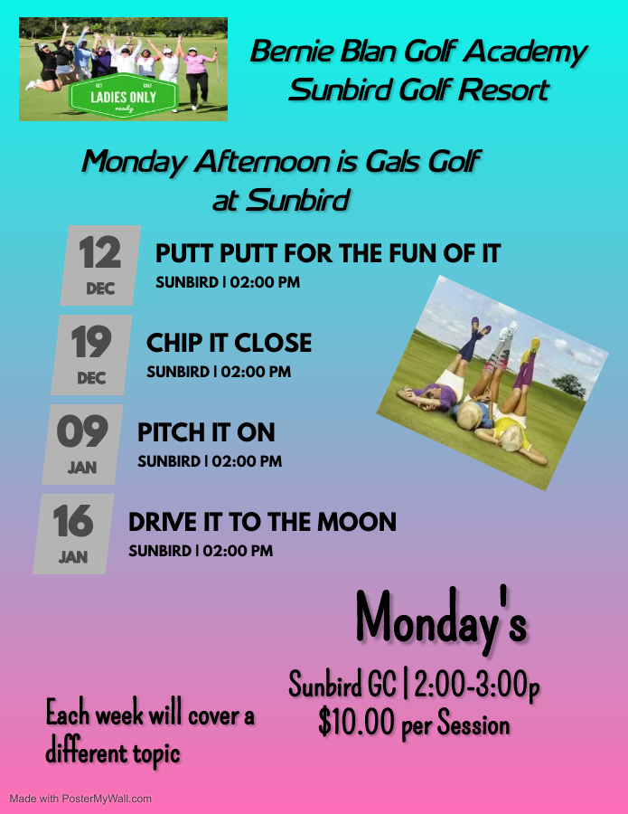 Golf Instruction SunBird Golf Club